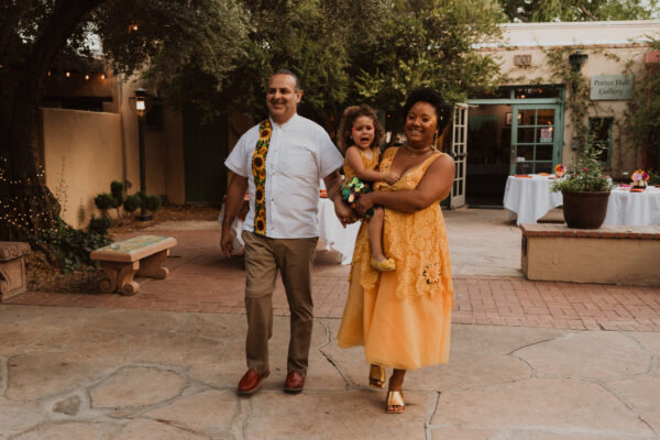 Photograph of a wedding ceremony