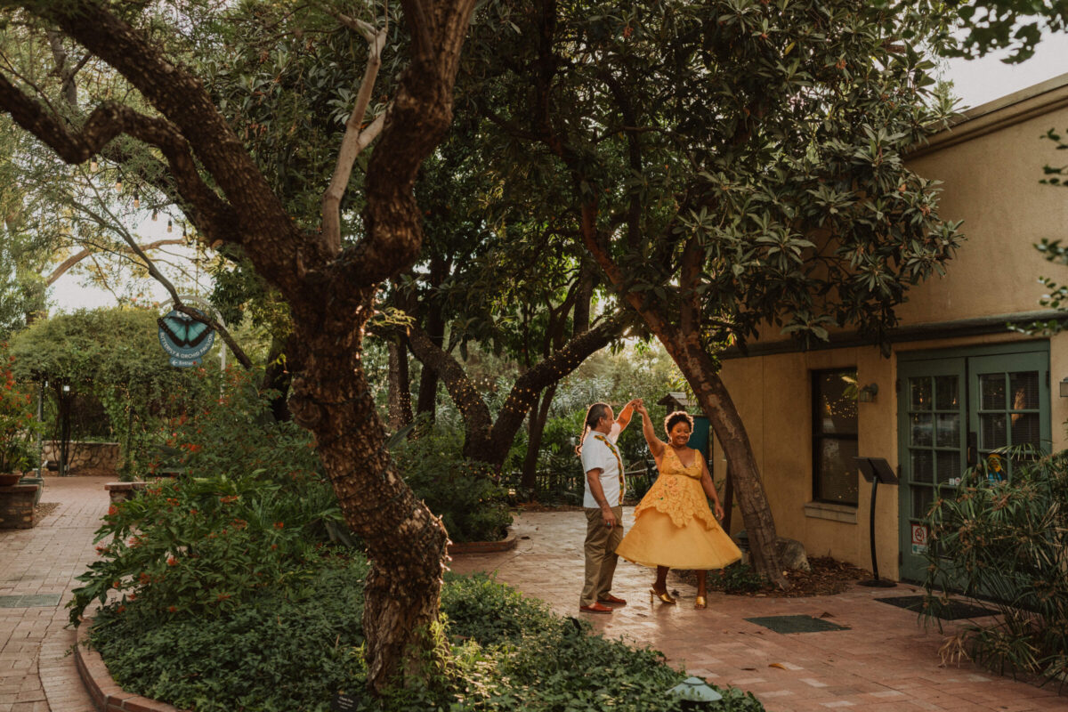 Photograph of a wedding ceremony