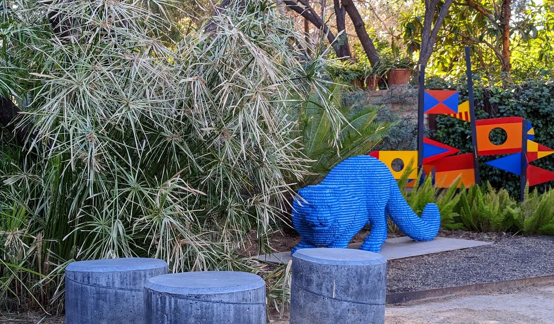 Photograph of a LEGO statue