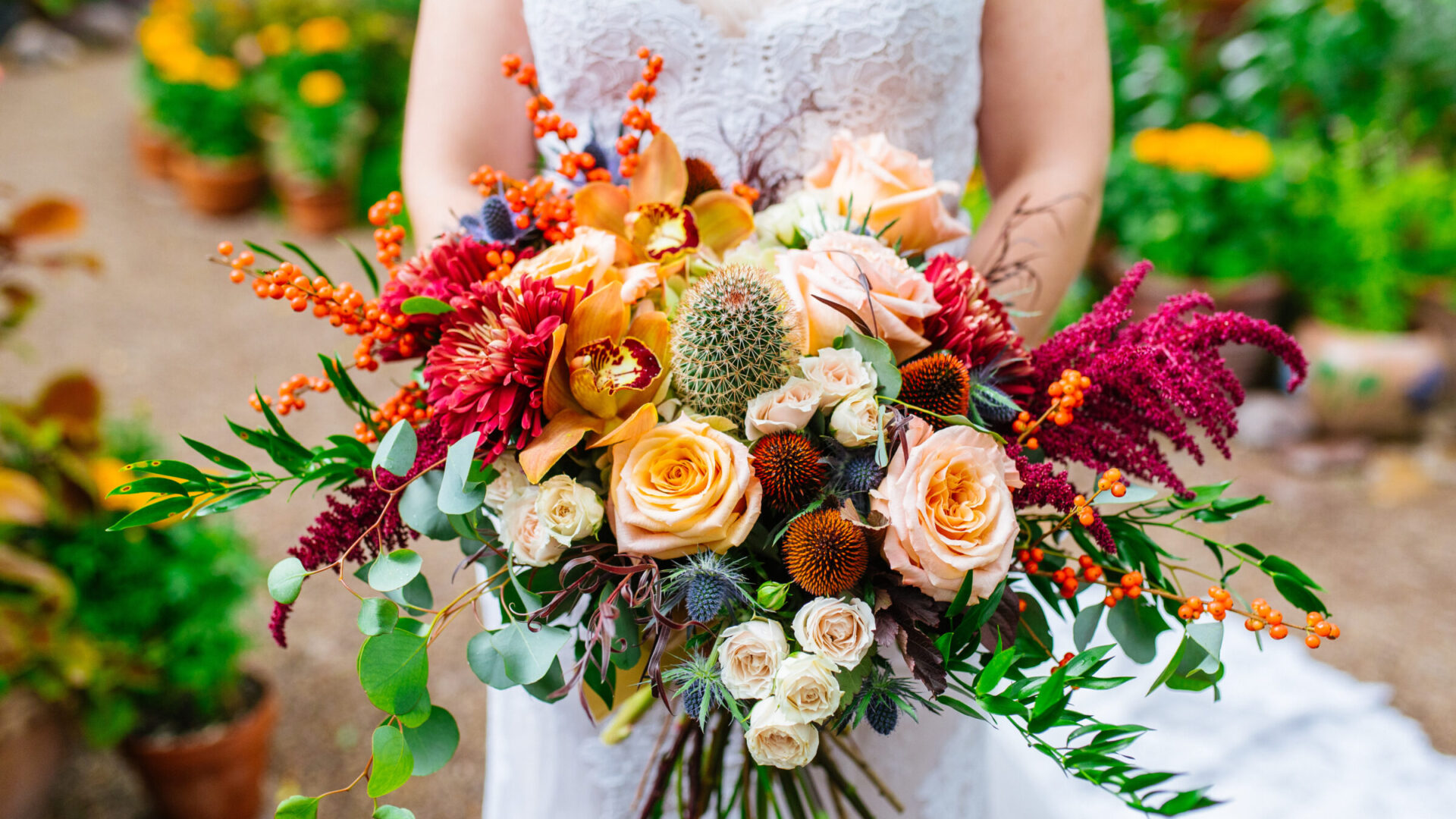 Photograph of wedding bouquet