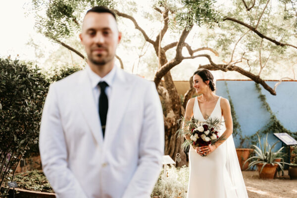 Photograph of a wedding ceremony