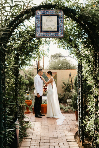 Photograph of a wedding ceremony