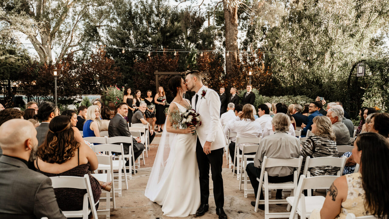 Photograph of a wedding ceremony