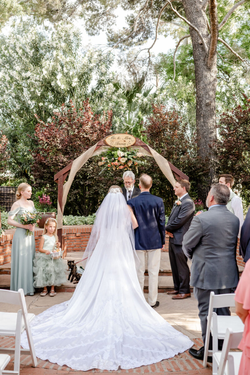 Photograph of a wedding ceremony