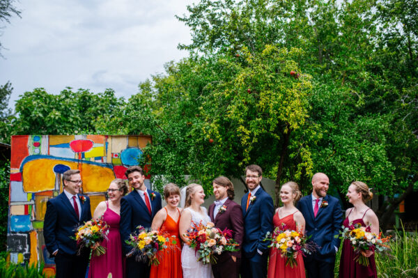 Photograph of a wedding ceremony